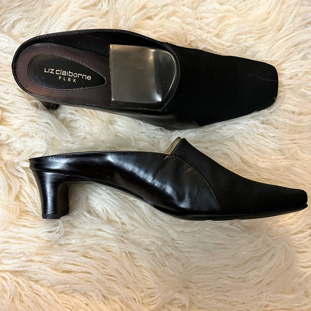 Black Liz Claiborne dress shoes, size 8.5